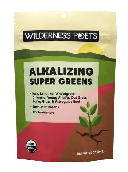 Organic Alkalizing Super Greens: 3.5 oz