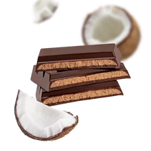 Magic Chocolate, Smooth Coconut Praline Bar - 70% Dark Chocolate Bar