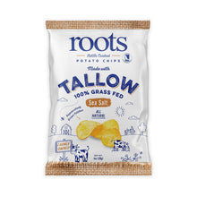 Tallow Sea Salt Kettle Cooked Potato Chips – Rich, Savory Flavor – Regenerative Idaho Potatoes Cooked in 100% Grass-Fed Beef Tallow, 1 oz
