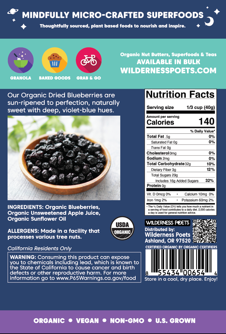 Oregon Blueberries: 8oz