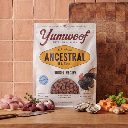 Yumwoof Dog Food, Ancestral Blend: Turkey, 7 Pound Bag