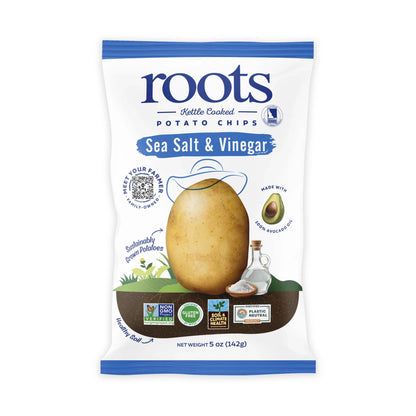 Sea Salt & Vinegar Kettle Potato Chips, 5oz