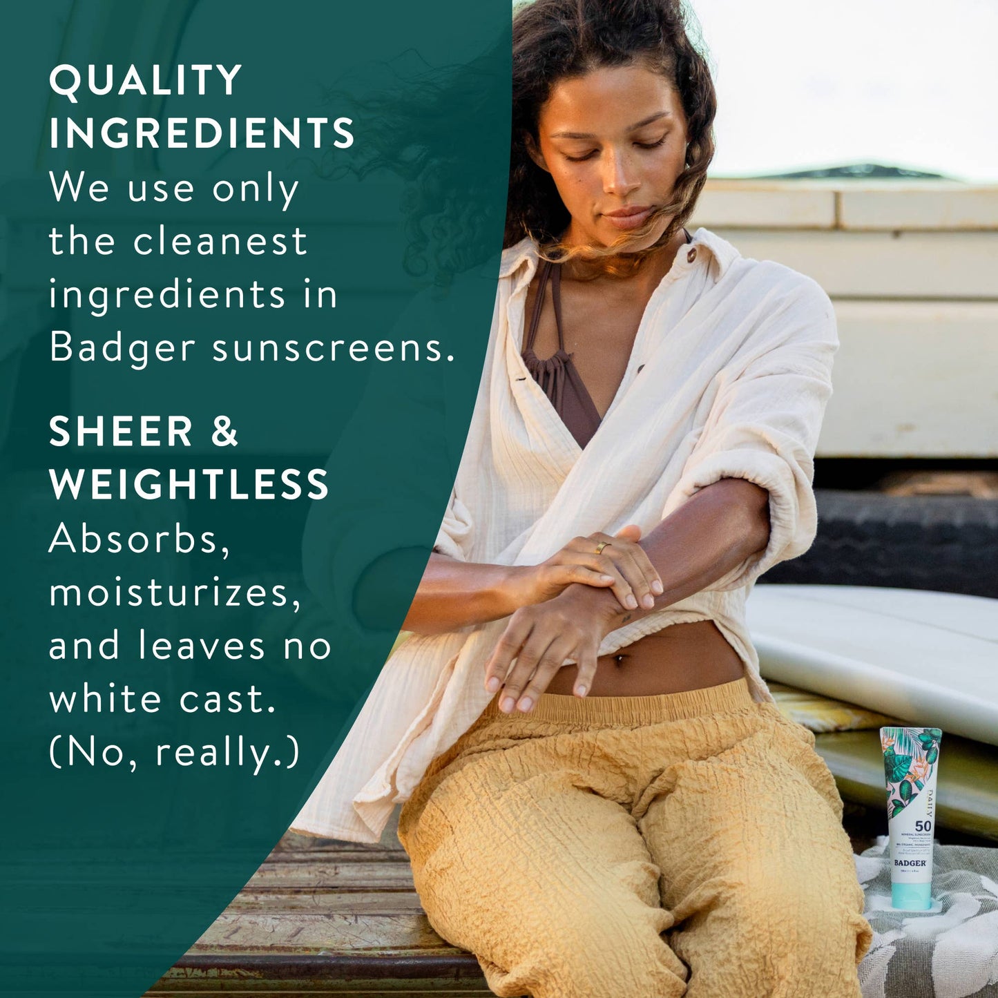 Badger Mineral Daily Sunscreen SPF 50, with Zinc Oxide