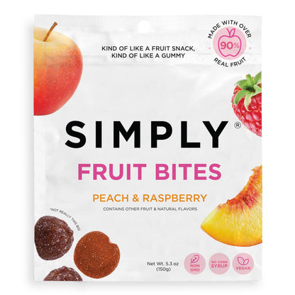 Fruit Bites - Peach Raspberry, 5.3oz