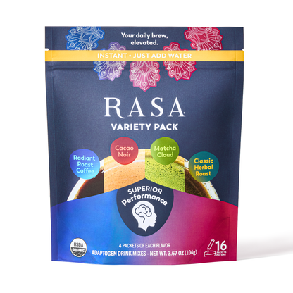 The Rasa Variety Pack, 4 Flavors, 16 Single-Serve Packs