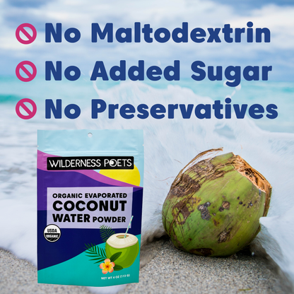 Organic Coconut Water Powder: 4oz