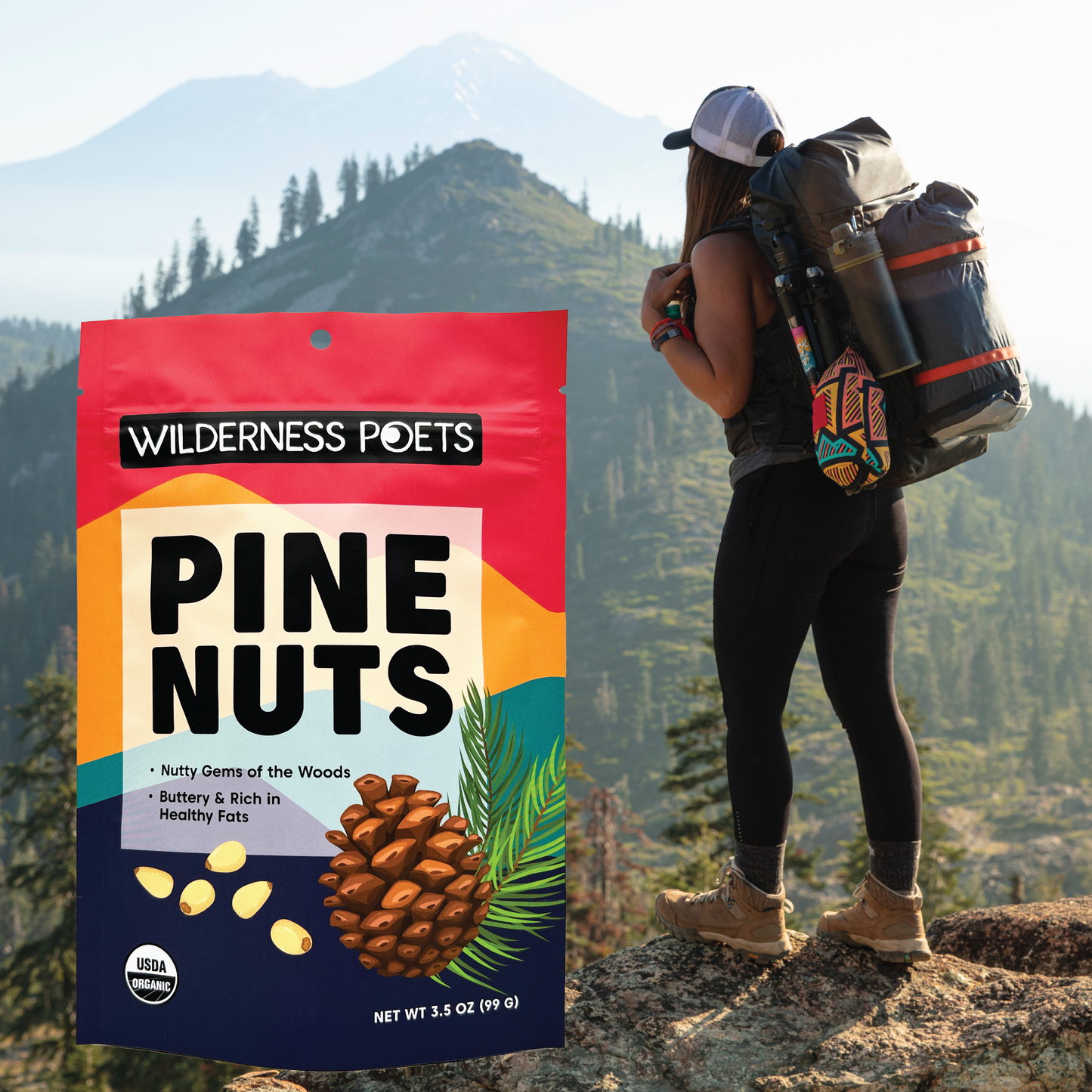 Organic Pine Nuts: 3.5 oz