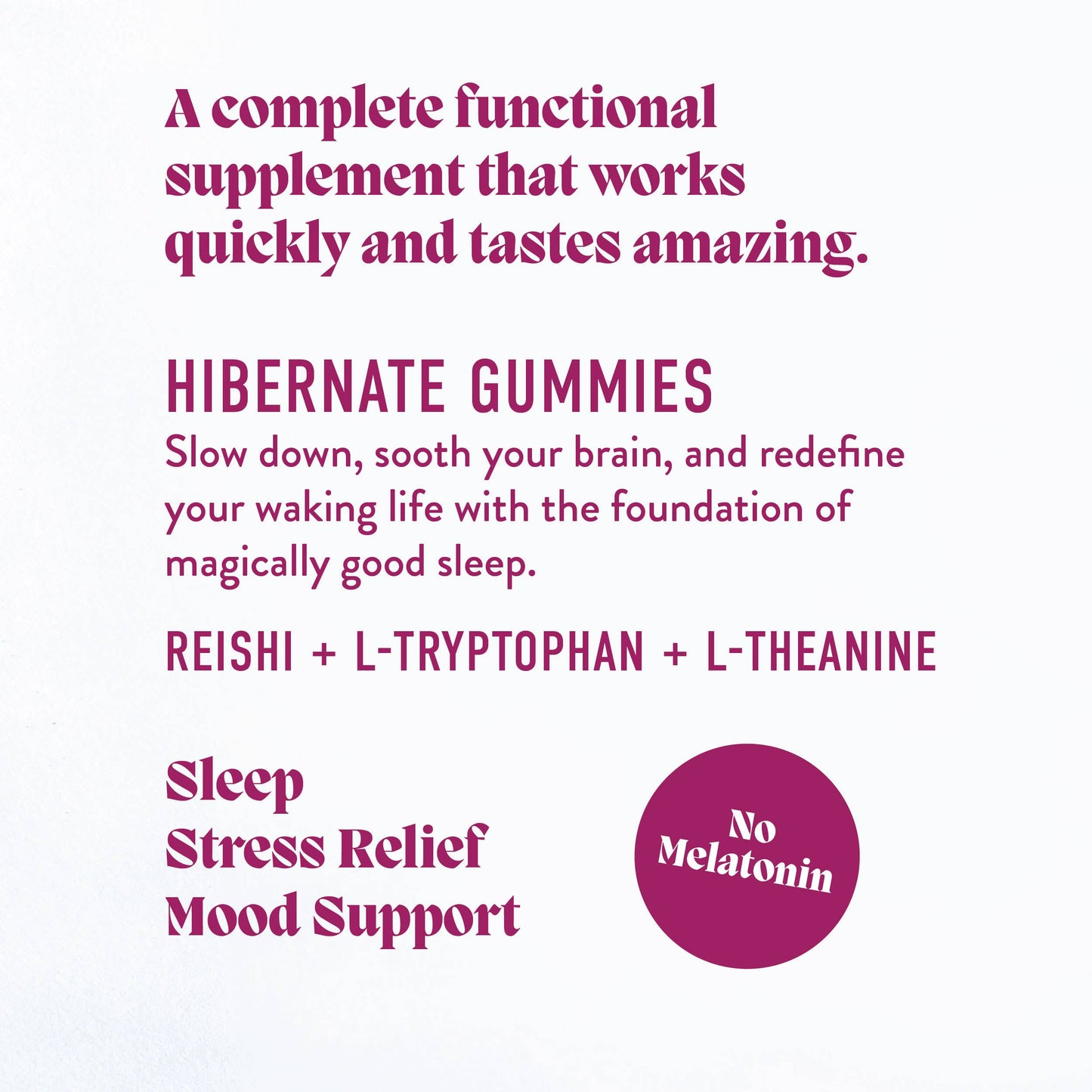 Hibernate Mushroom Gummies (5) for Sleep