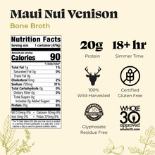 Maui Nui Venison Bone Broth, 16.9oz