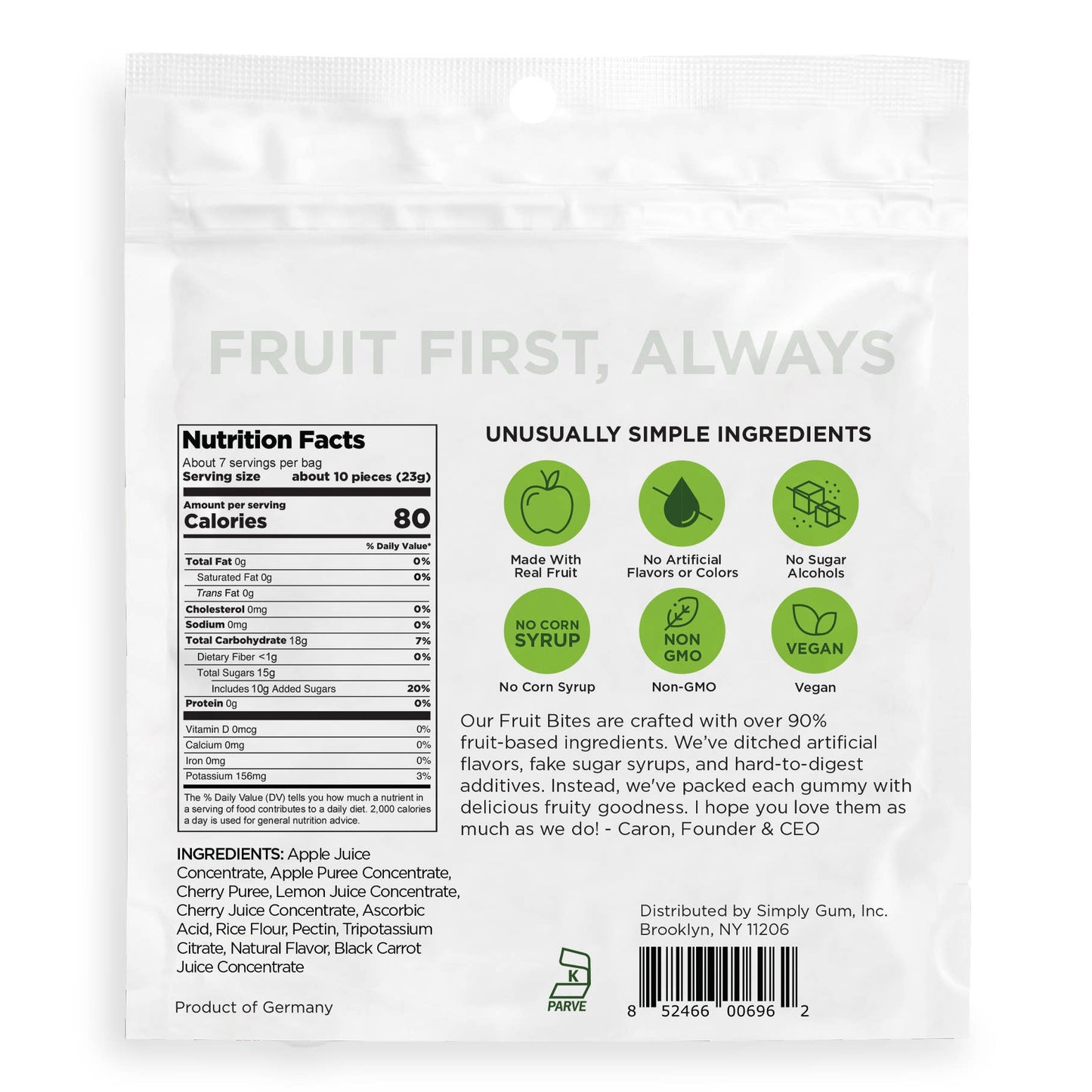 Fruit Bites - Sour Apple & Cherry, 5.3oz