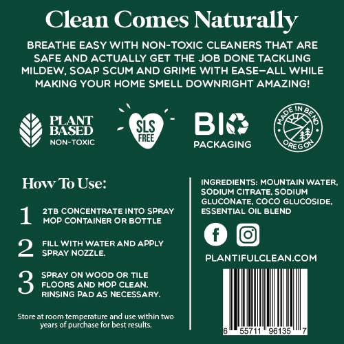 Floor Cleaner Concentrate 2x: Lavender & Vetiver
