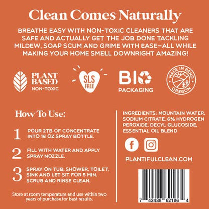 Bathroom Cleaner Concentrate 2x: Mint & Eucalyptus