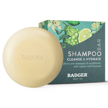 Badger Shampoo Bar with Jojoba and Baobab, Vegan: 3 oz Bar