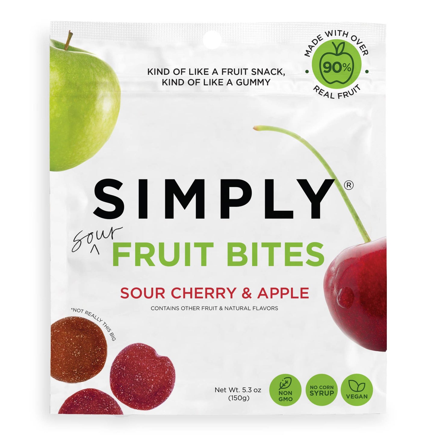Fruit Bites - Sour Apple & Cherry, 5.3oz