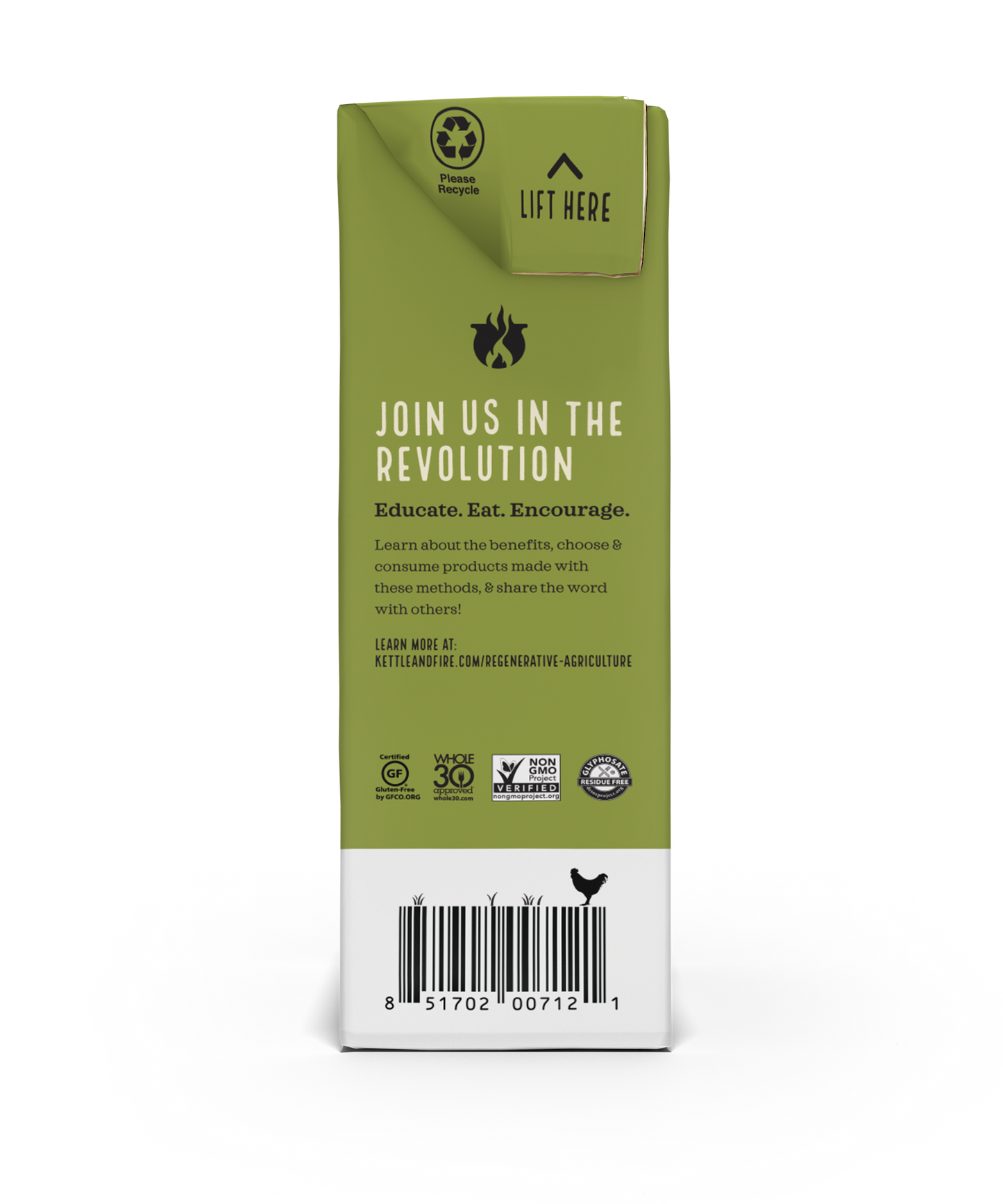 Regenerative Chicken Bone Broth, 16.9oz