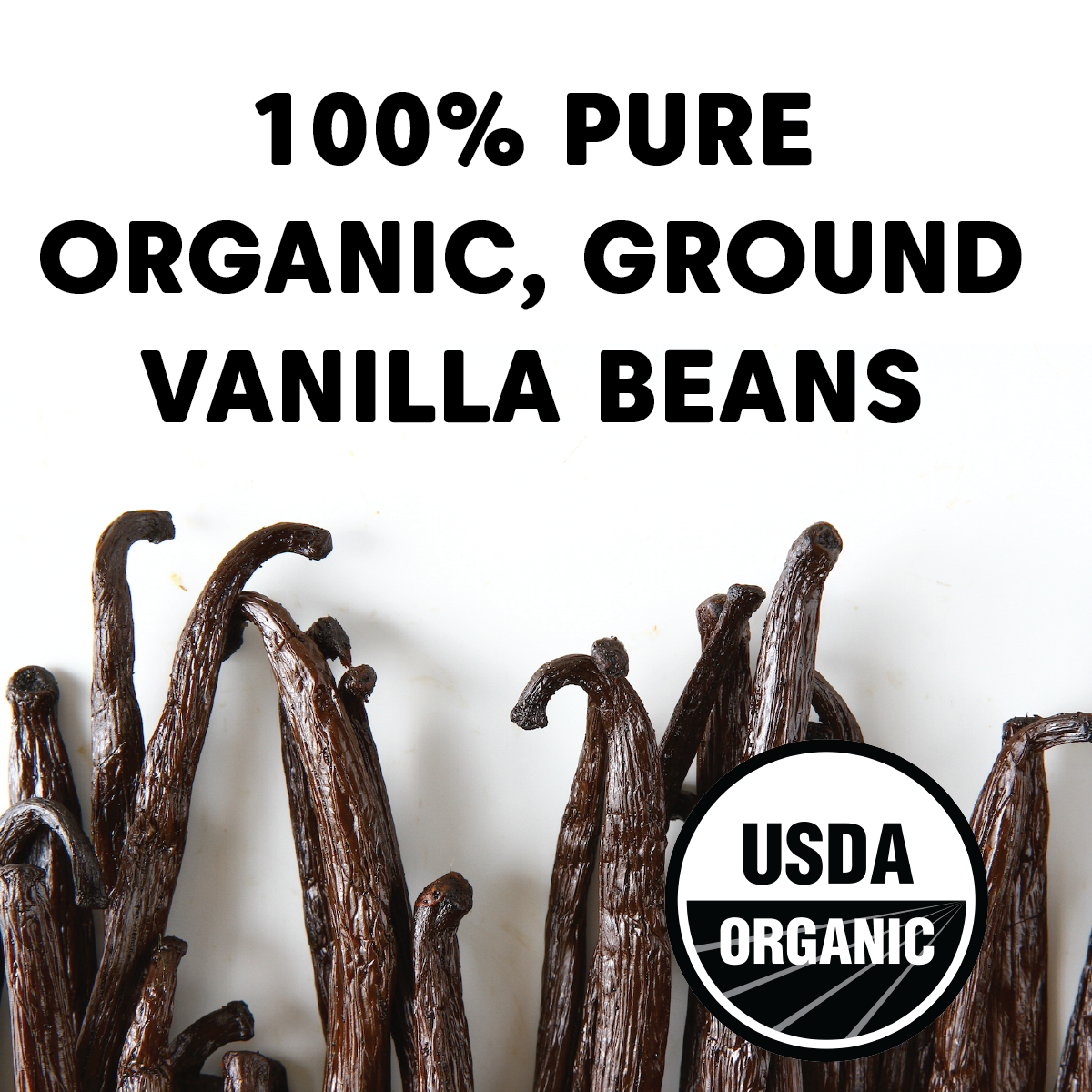 Organic Pure Vanilla Powder: .5 oz