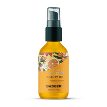 Badger Seabuckthorn Beauty Oil, Antioxidant Rich Facial Oil: 1 fl oz Glass Bottle