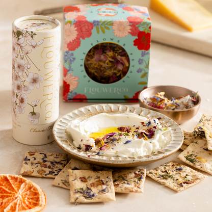 Edible Flower No. 1 Artisanal Crackers