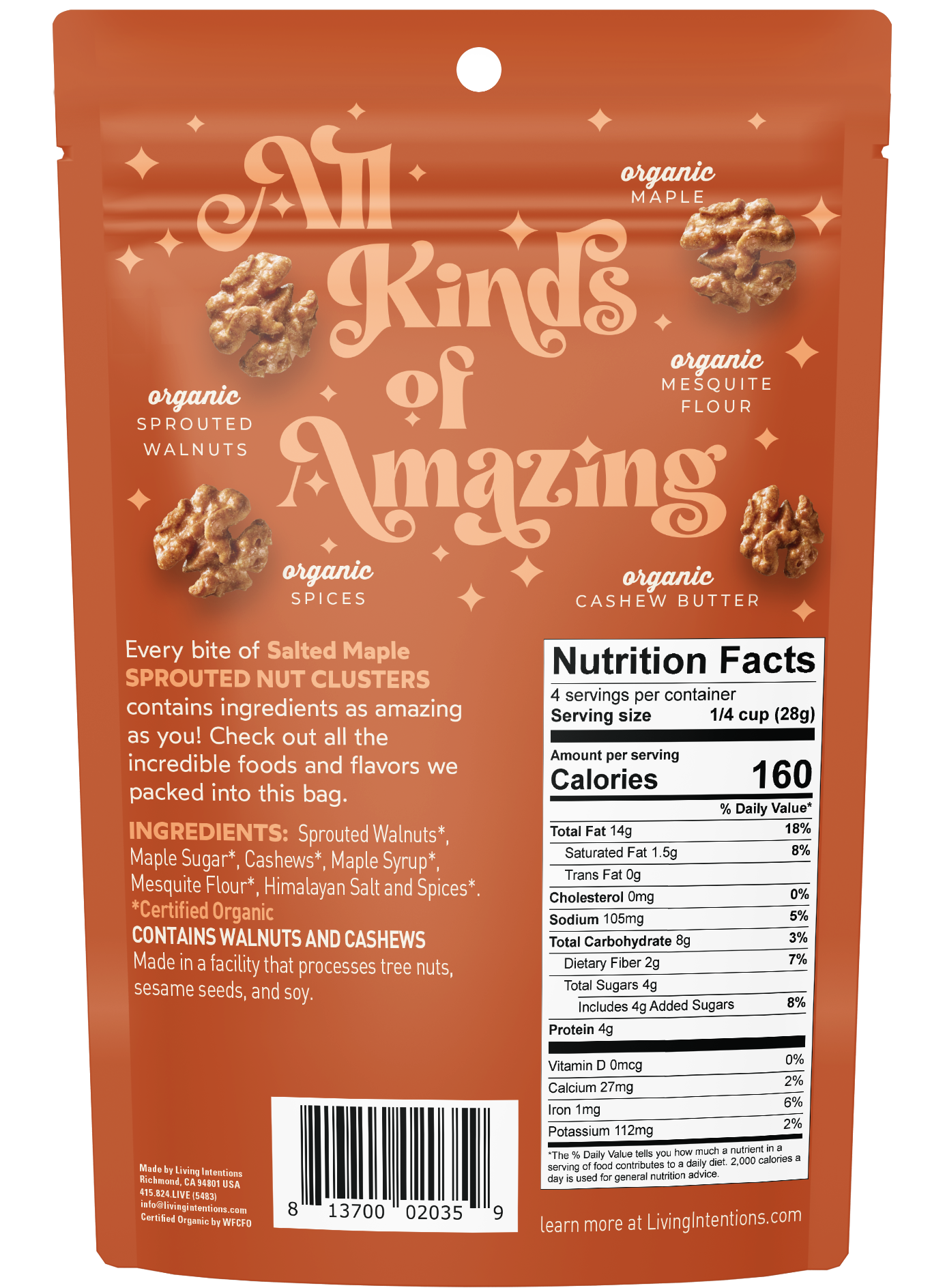 Superfood Nut Blend - Salted Maple 4oz