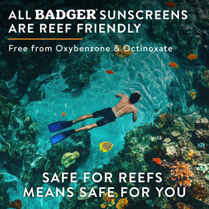 Badger Mineral Tinted Face Sunscreen SPF 40, with Zinc Oxide: 1.7 fl oz tube
