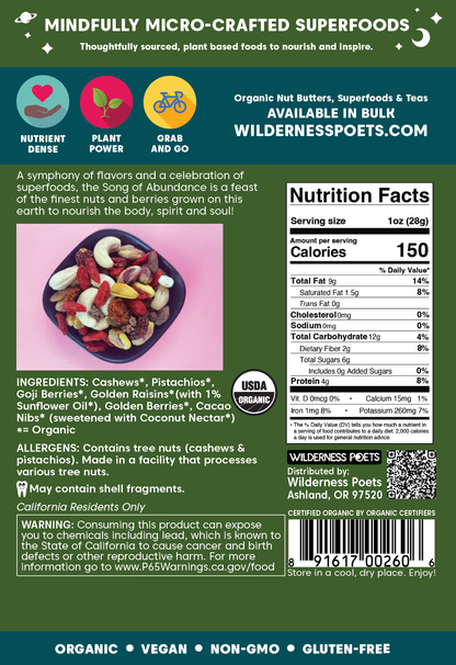 Wild Mix: Song of Abundance: 3.25 oz.