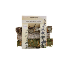Natural Incense - Sage, Mugwort & Cedar Set