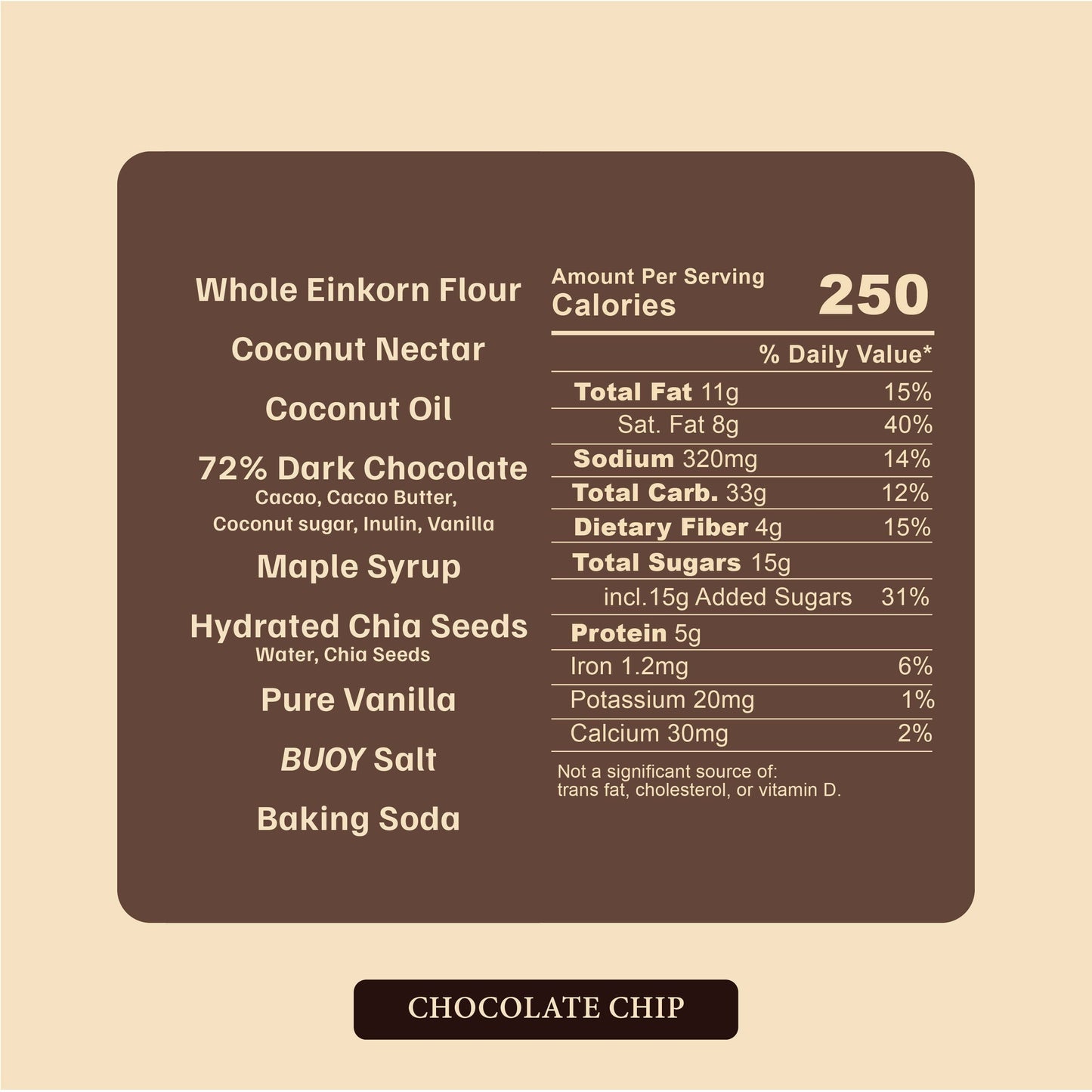Chocolate Chip Clean Cookie