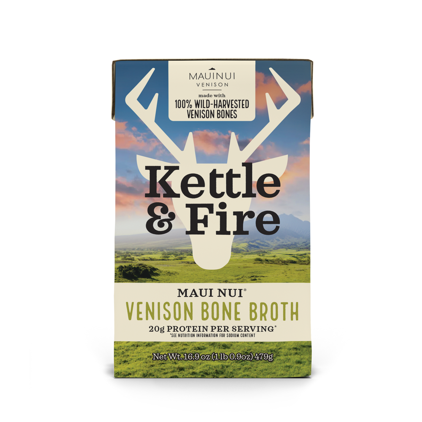 Maui Nui Venison Bone Broth, 16.9oz