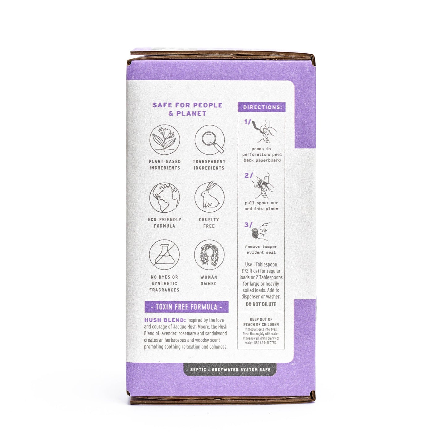 Laundry Detergent: Hush, 1L (67 loads)