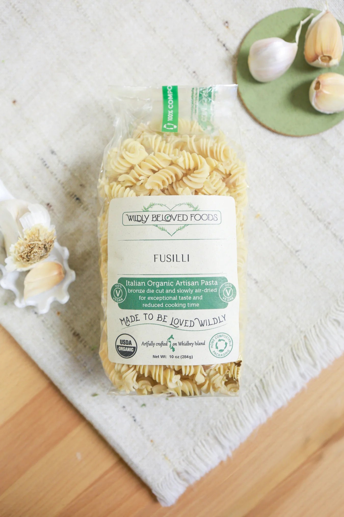 Fusilli Pasta, Vegan 10 oz Dried