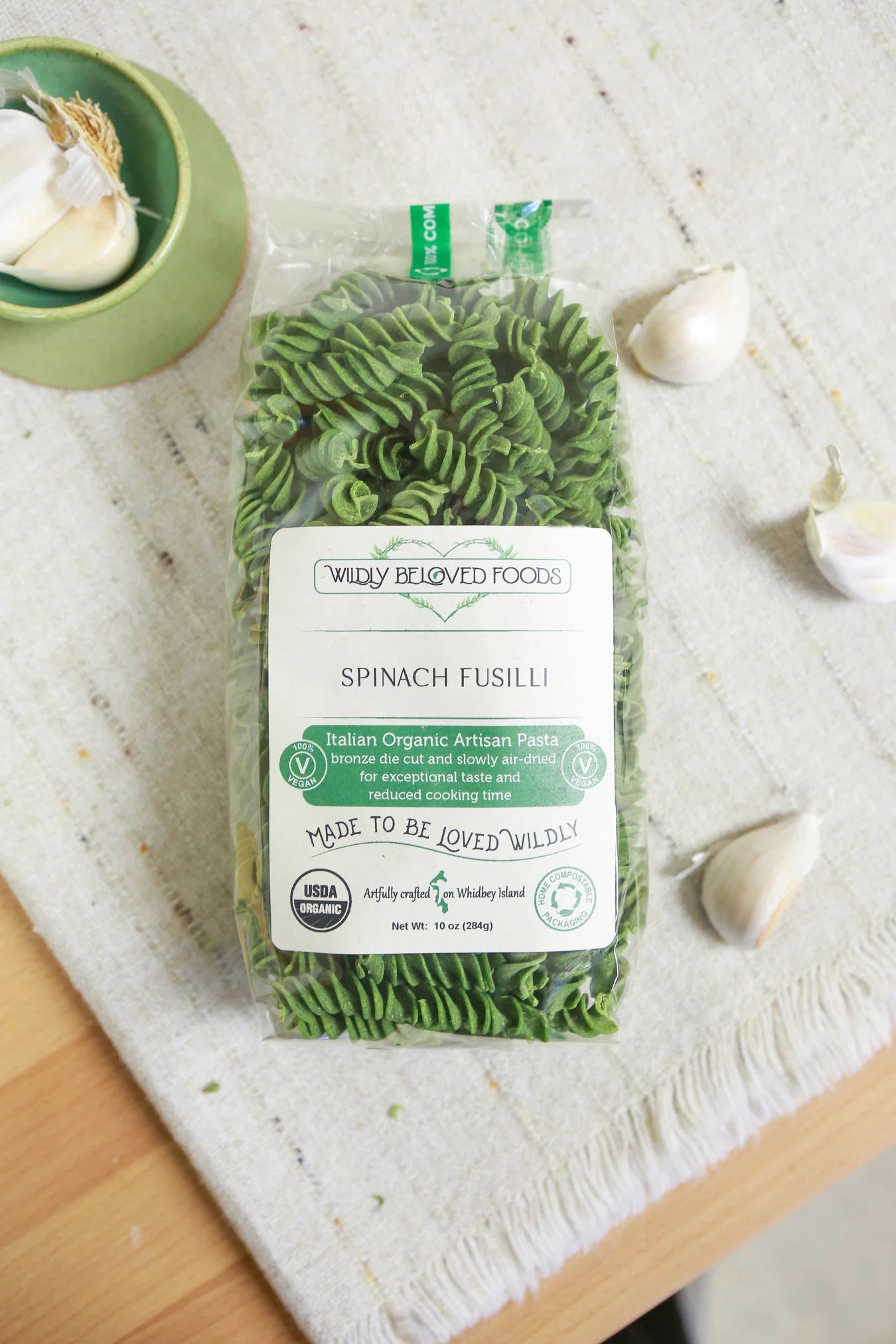 Fusilli Colorati Pasta, Vegan 10 oz Dried