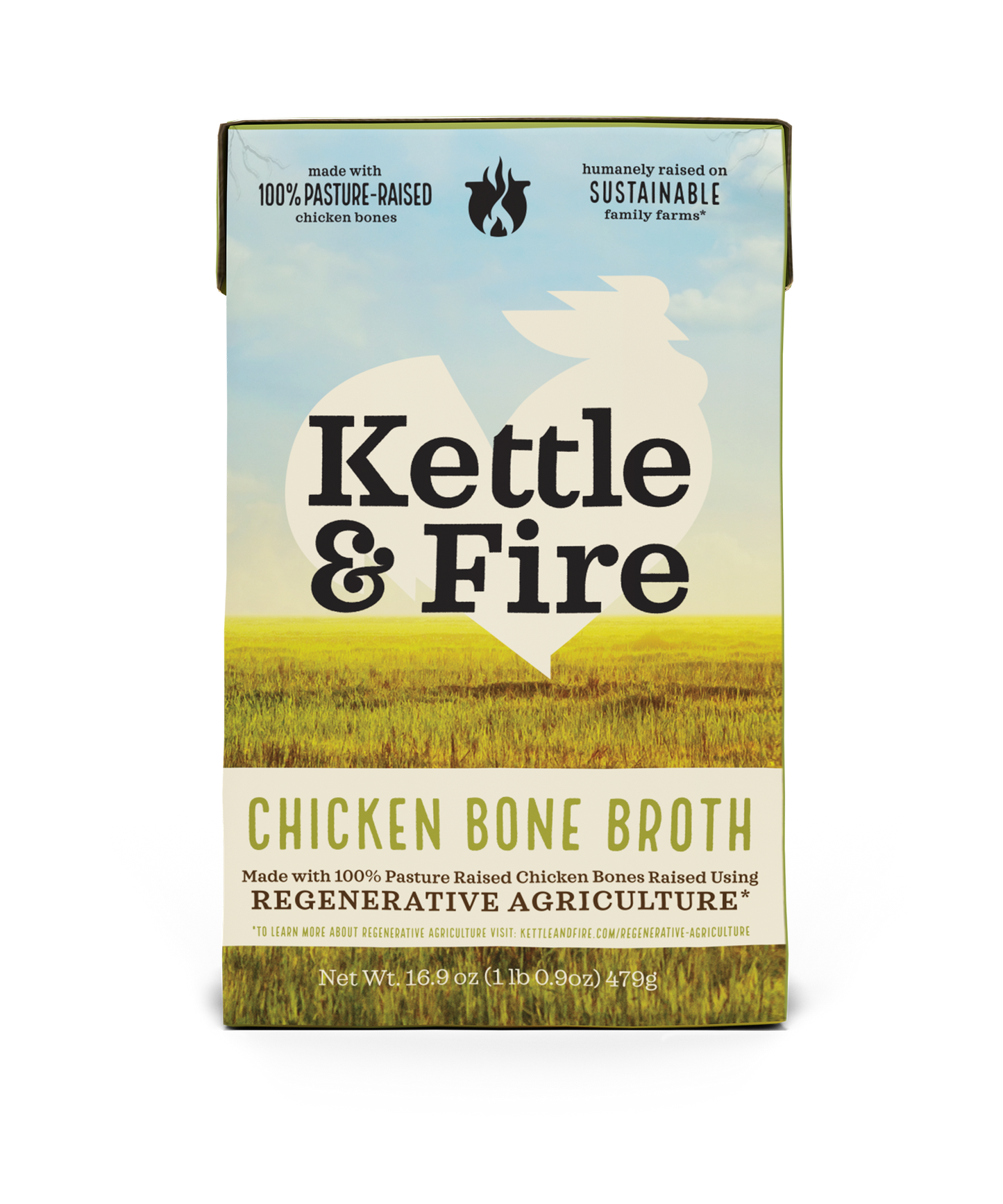 Regenerative Chicken Bone Broth, 16.9oz