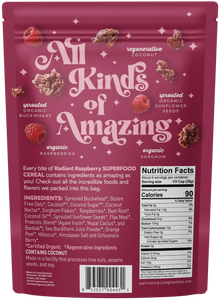 Superfood Cereal - Radiant Raspberry 9oz