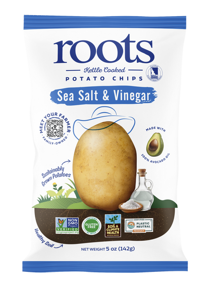 Sea Salt & Vinegar Kettle Potato Chips, 5oz