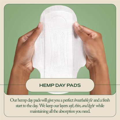 Organic Sustainable Hemp Regular Pads