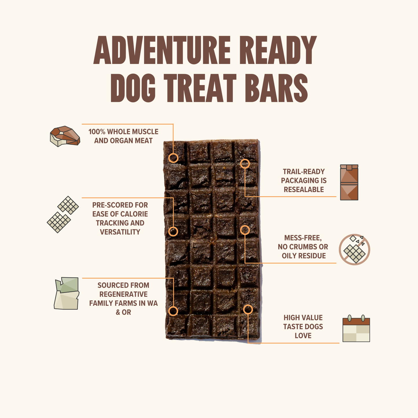 Boar Treat & Snack Bar for Active Dogs