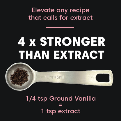 Organic Pure Vanilla Powder: .5 oz