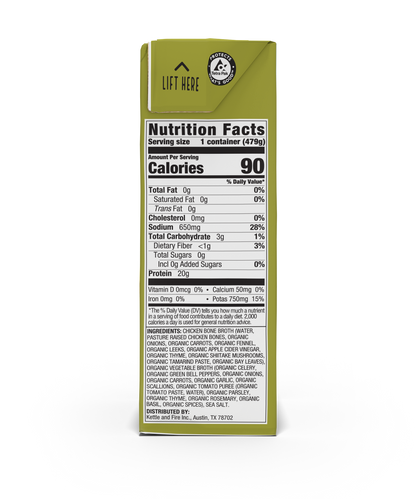 Regenerative Chicken Bone Broth, 16.9oz