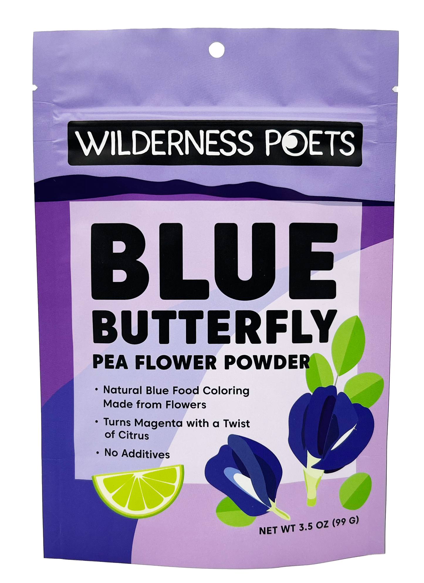 Blue Butterfly Pea Flower Powder (Blue Matcha): 3.25oz
