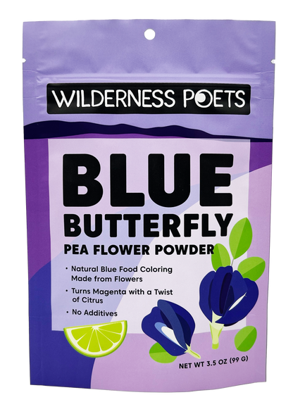 Blue Butterfly Pea Flower Powder (Blue Matcha): 3.25oz