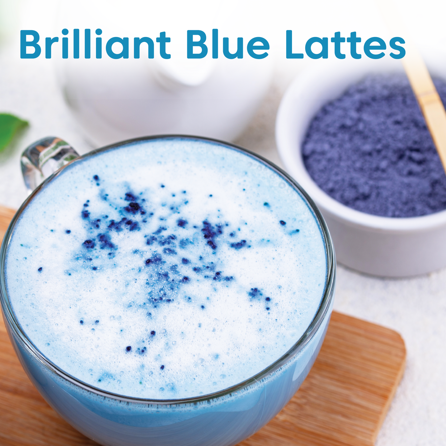 Blue Butterfly Pea Flower Powder (Blue Matcha): 3.25oz