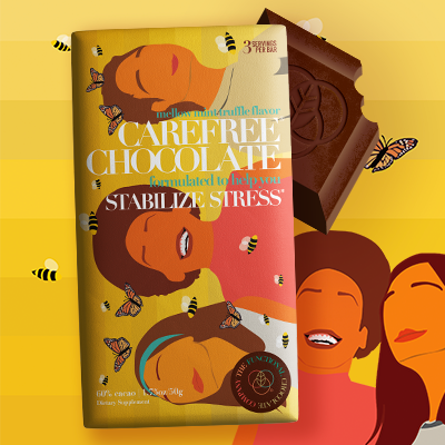 Carefree Chocolate - Stress & Anxiety Formula - Mellow Mint
