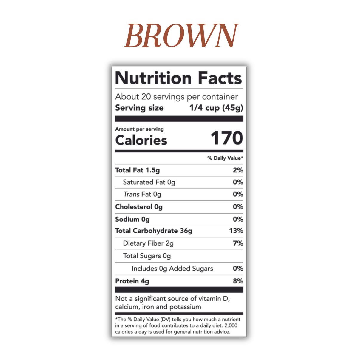 Brown Milled California Japonica Rice