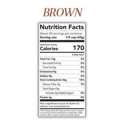 Brown Milled California Japonica Rice
