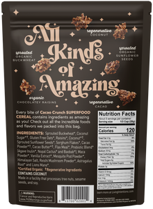 Superfood Cereal - Cacao Crunch 9oz