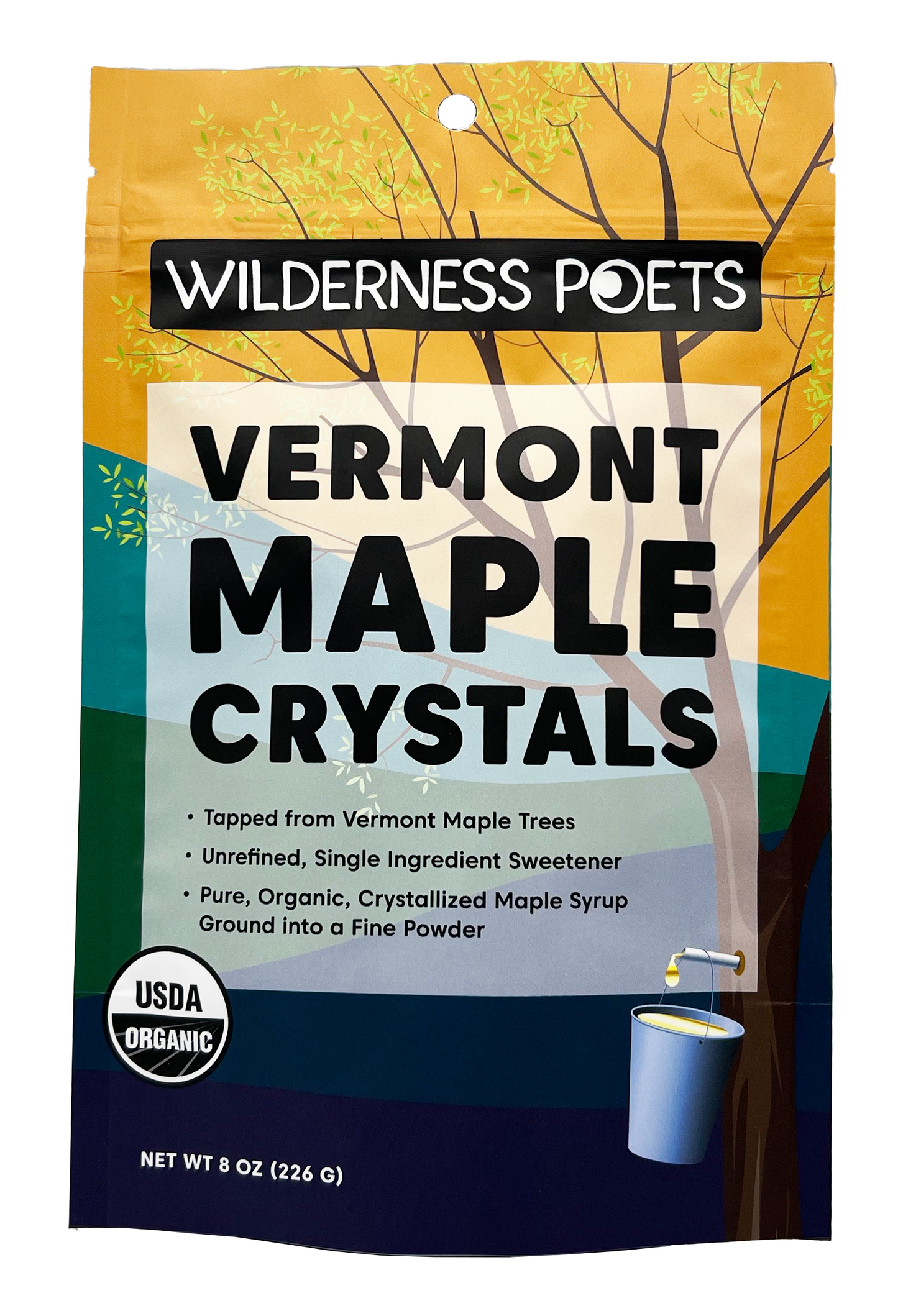 Organic Maple Sugar: 8 oz