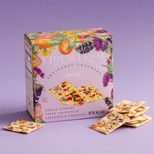 Edible Flower Apéritif Artisanal Crackers