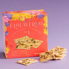 Edible Flower No. 1 Artisanal Crackers